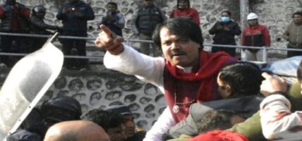 निषेधित क्षेत्रमा प्रदर्शन गरेपछि सिके राउत पक्राउ