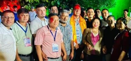 बागमती प्रदेश निर्माण व्यवसायी महासंघकोअध्यक्षमा छत्र बहादुर तामाङ