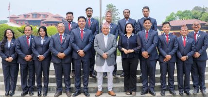 राष्ट्रपतिसँग भेटेर फोटो पत्रकारले सुरक्षा र जीवन बिमाको पहल होस् भने