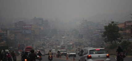 काठमाडौं उपत्यकाको आकाशमा बाक्लो बादल