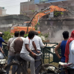 उपत्यकाका चार स्थानमा भत्काइयो अतिक्रमित १२ सय बढी घरटहरा